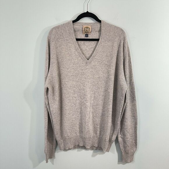 Billionaire Boys Club Men's Grey Beeline V-neck Pullover Sweater Size XL - Picture 1 of 9